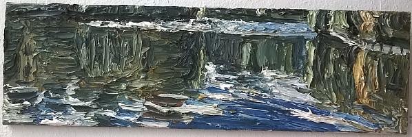 Lehmpfuhl Spiegelung Lehmpfuhl, 30 x 100 cm